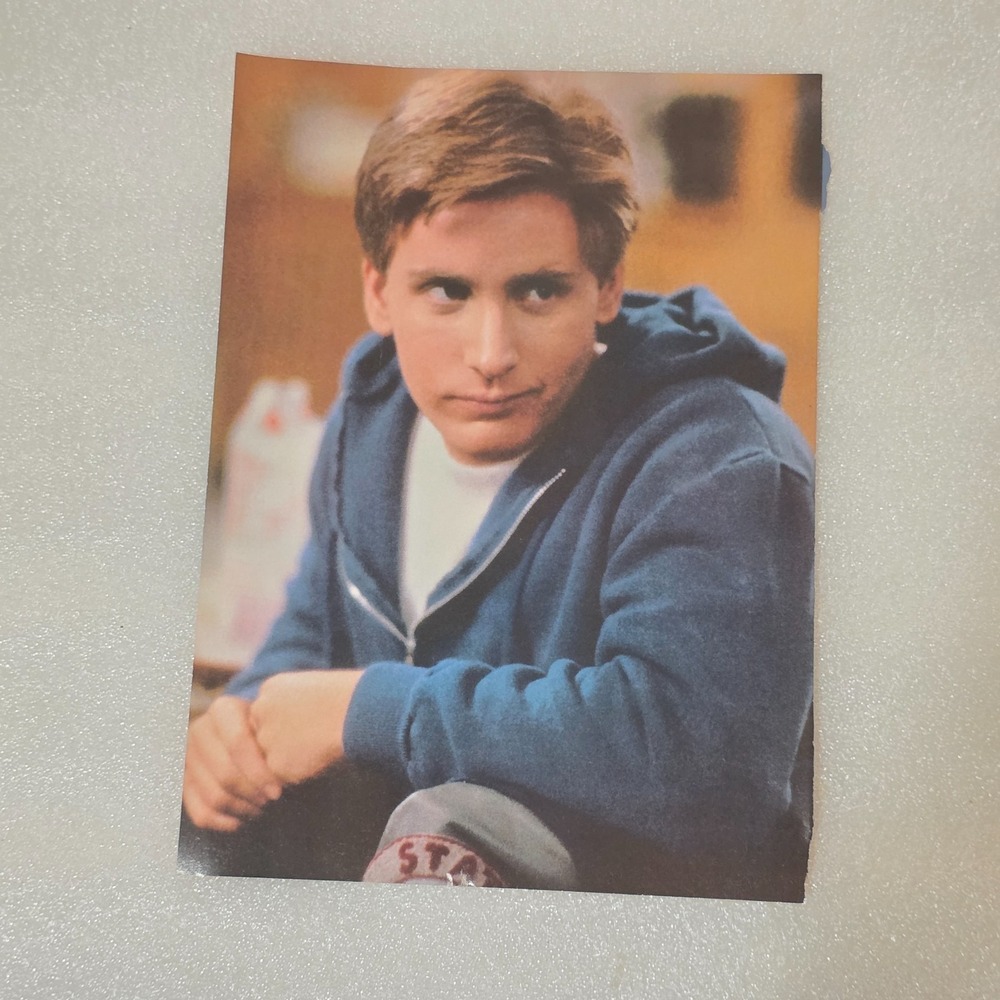 Emilio Estevez The Breakfast Club Vintage Poster Clipping 8x10 1980s Original